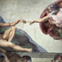 Creation of Adam by Michelangelo Dell Inspiron Skin